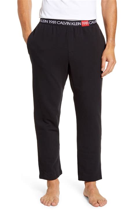 calvin klein men's pajama pants.